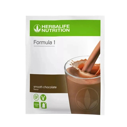 Herbalife Formula 1 Healthy Meal Nutritional Shake Mix (Smooth Chocolate) 7 x 26g Sachets. Single Sachet.
