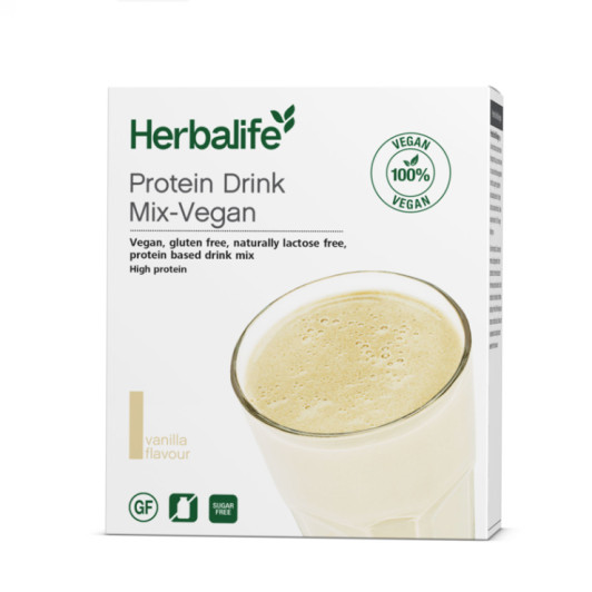 Herbalife Vegan Protein Drink Mix (Vanilla) 7 x 28g Sachets - Box. Herbalife Vegan Protein Drink Mix (Vanilla) 7 x 28g Sachets - Box.