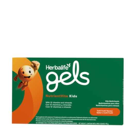 Herbalife Gels NutrientVita Kids (30 Gluten Free Gels) - Box.
