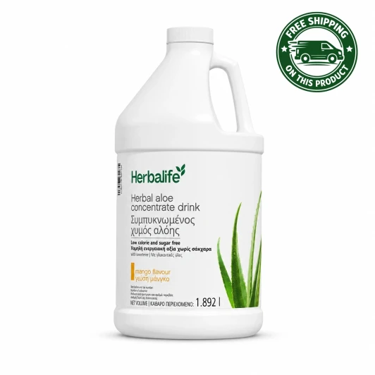 Herbalife Herbal Aloe Concentrate Mango (1892ml). Bottle.