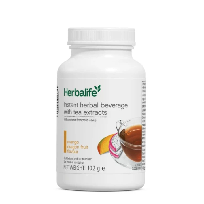 Herbalife Instant Herbal Beverage with Tea Extracts - Mango Dragon Fruit Flavour (102g)