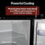Furrion Arctic Dual Compartment Refrigerator/Freezer-10 Cu. Ft. (FCR10DCGTA-BL) Black