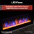 Furrion Greystone 30" Electric Fireplace (FF30SC15A-BL) Crystal Viewing Area