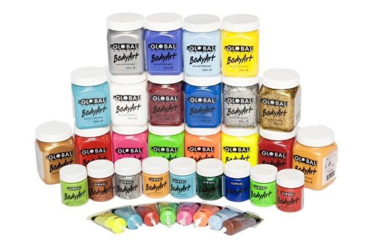 Face Paint Tattoos and Glitter