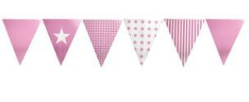 Party Flags - Pink