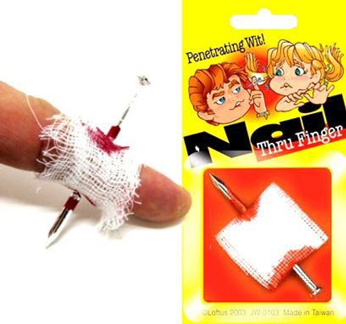 Nail through finger