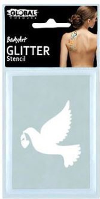 Glitter Stencil GS35 - Dove