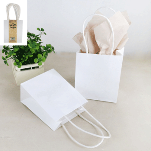 Kraft Bag White - Small