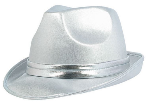 Fedora Hat Silver
