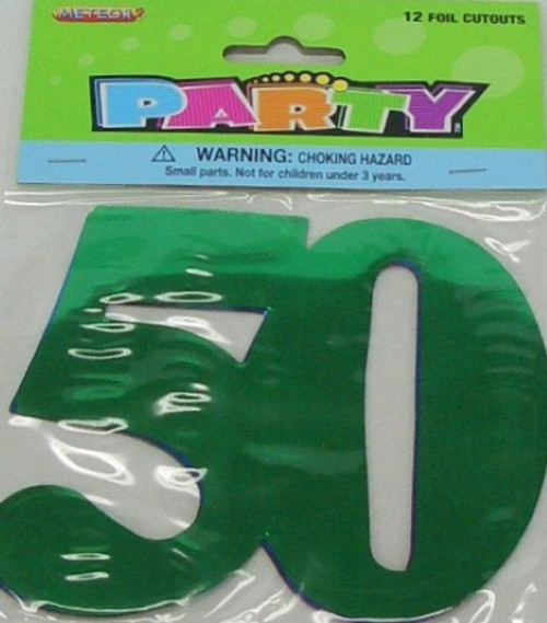 12 Foil Cutouts - 50