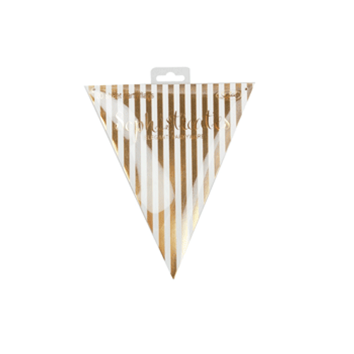 Party Flags - Metallic Gold