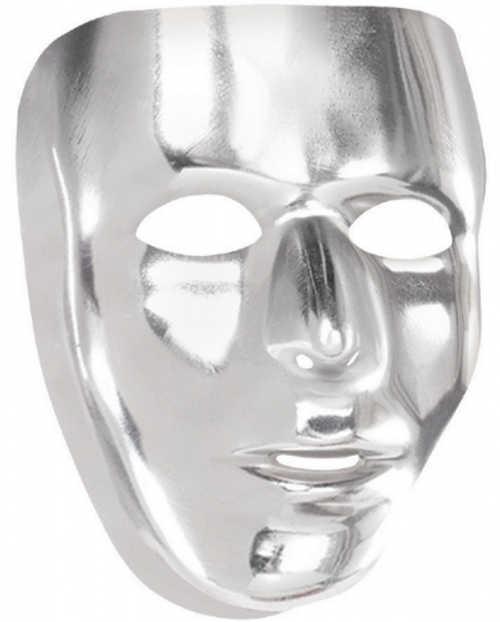 Mask Full Face Silver