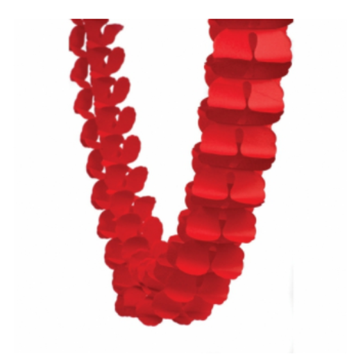Honeycomb Garland - Apple Red