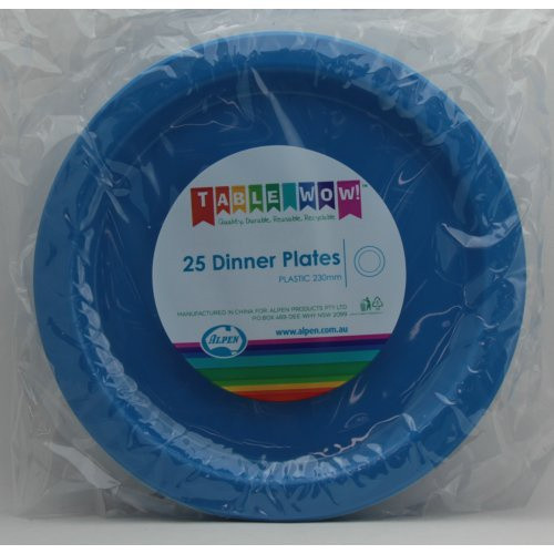 Plates Dinner Royal Blue