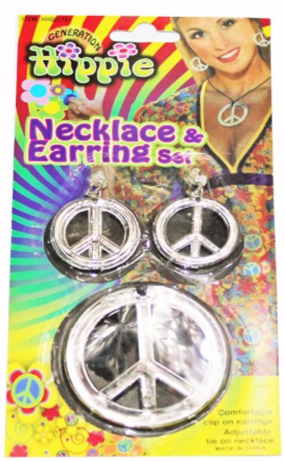 Hippie Earring and Necklace Set