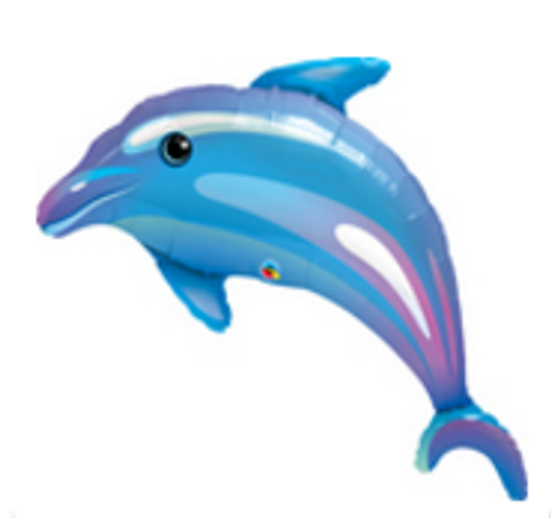 Delightful Dolphin Foil Shape Balloon
