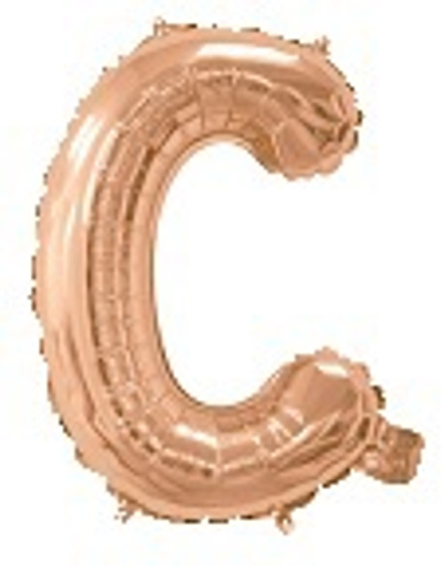 Rose Gold 16inch Letter C Balloon