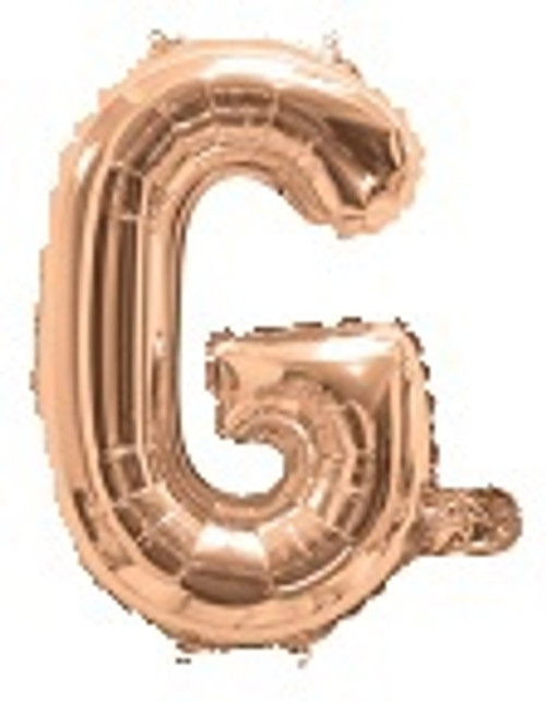 Rose Gold 16inch Letter G Balloon