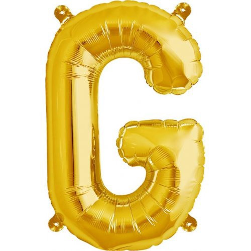 Gold 16inch Letter G Balloon