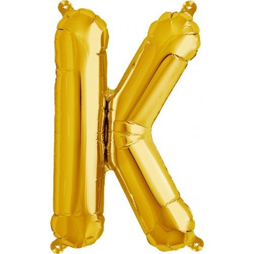 Gold 16inch Letter K Balloon