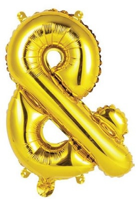 Gold 16inch Symbol & Balloon