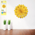 50cm Paper Fan Decoration - Yellow