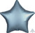 Star Satin Luxe Steel Blue Foil Balloon