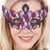 Eyemask Masquerade Giovanna Diamond Pink and Purple Glitter