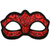 Eyemask Masquerade Capri Red