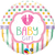 Baby Girl Feet Foil Balloon