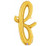 24" Script Letter Foil Balloon - f