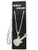 Guitar Necklace Silver