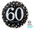 Sparkling Birthday 60 Jumbo Holographic Foil Balloon