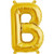 Gold 16inch Letter B Balloon