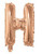 Rose Gold 16inch Letter H Balloon