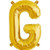 Gold 16inch Letter G Balloon
