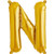 Gold 16inch Letter N Balloon