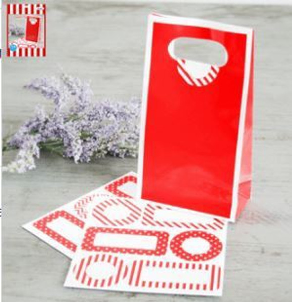 Name Tag Sticker - Red