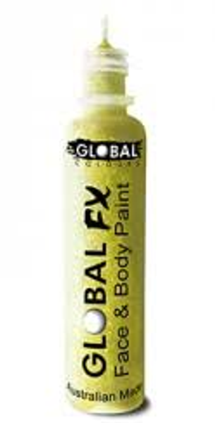 Glitter Bottle - Fluro Neon Yellow