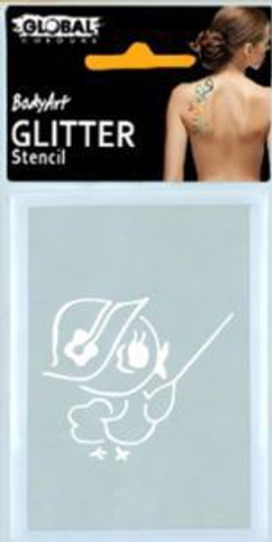 Glitter Stencil GS11 - Bird