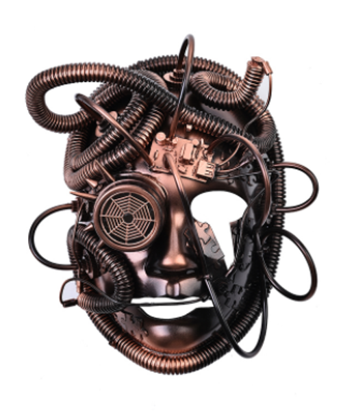 Reginald Steampunk Copper Face Mask
