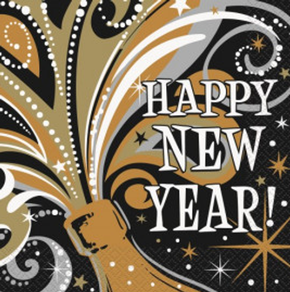 Happy New Year Lunch Napkins
