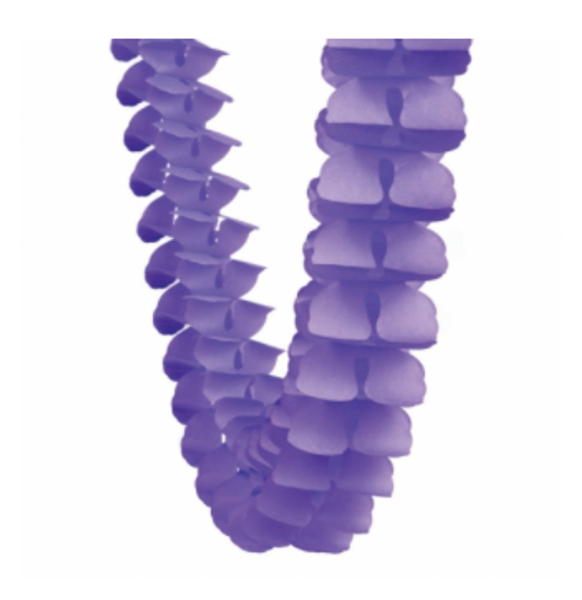 Honeycomb Garland - Lilac
