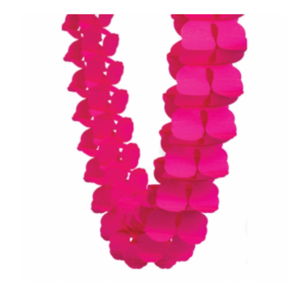Honeycomb Garland - Magenta