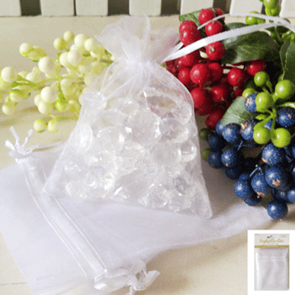 Organza Bag White - Medium