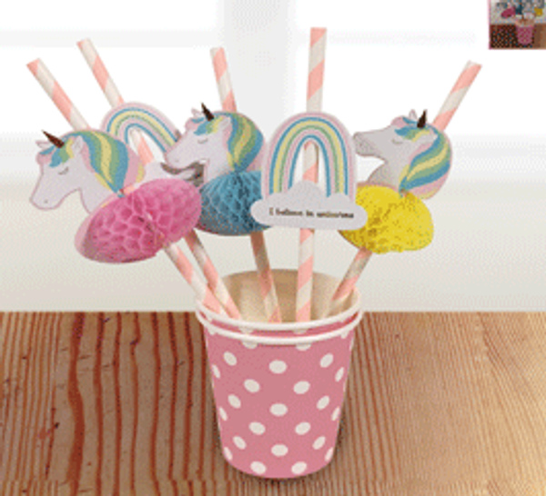 Unicorn Straws