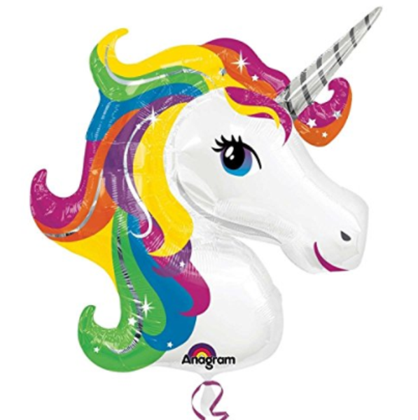 Rainbow Unicorn Supershape Foil Balloon 
