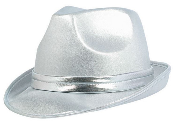Fedora Hat Silver