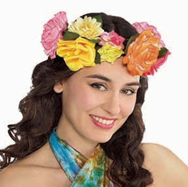 60's Hippie Flower Festival Headwreath