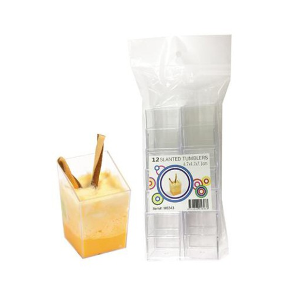 Square Slanted Tumblers